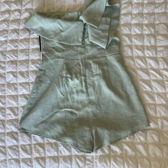 Lulus butterfly effect sage green ruffle jumpsuit - Picture 8 of 12